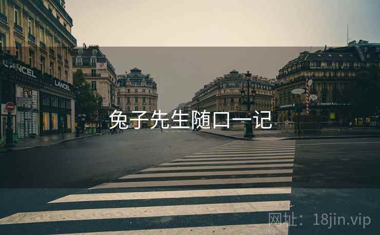 兔子先生随口一记