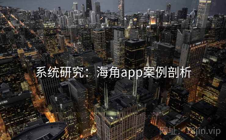 系统研究:海角app案例剖析