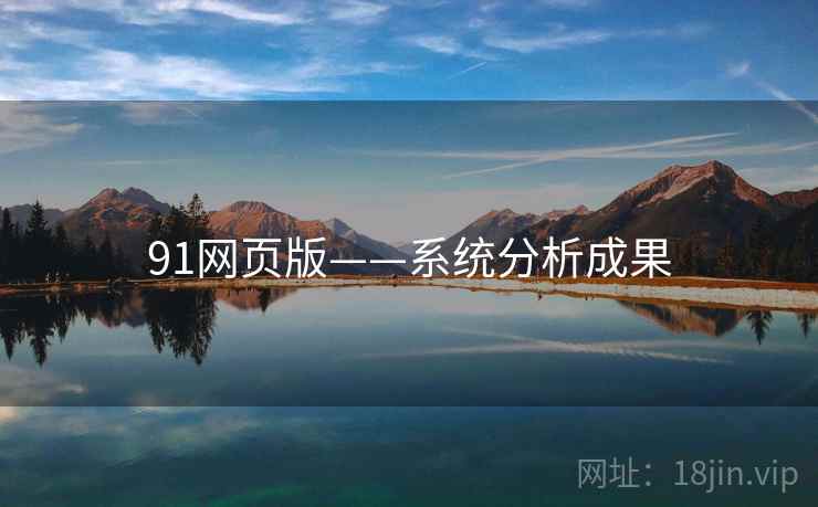 91网页版——系统分析成果