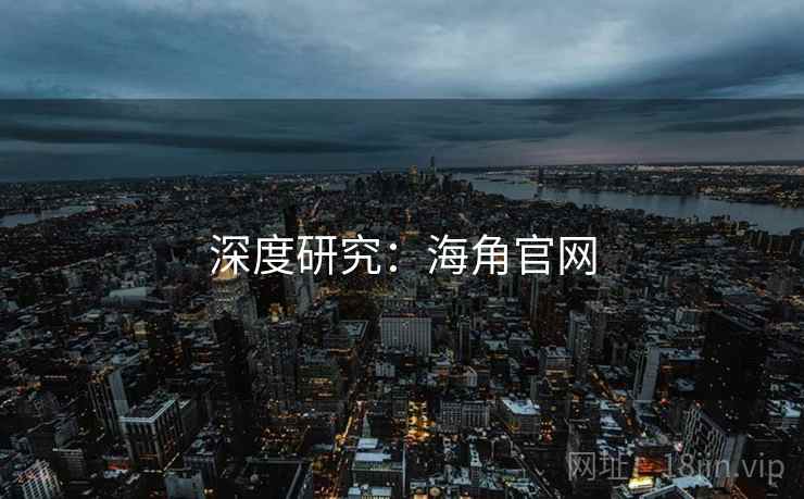 深度研究：海角官网